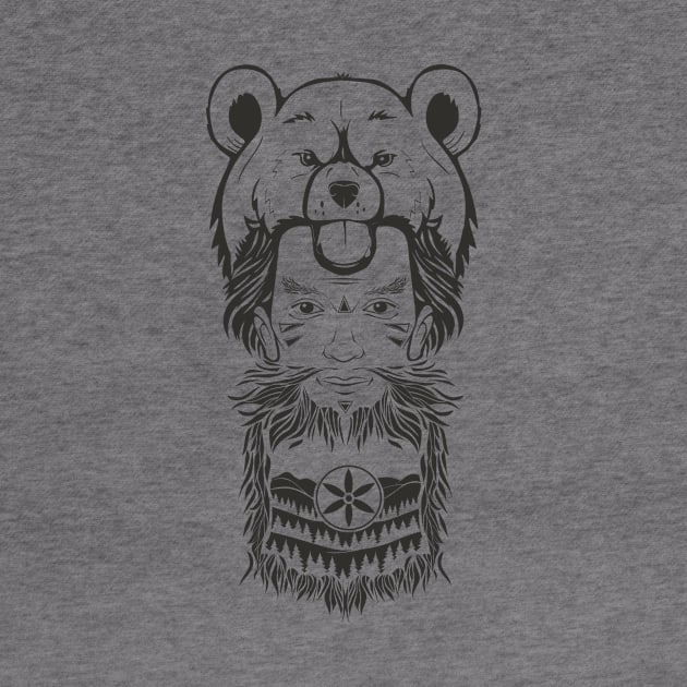 Bear-men totem by TOTEM clothing